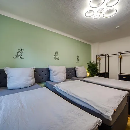 דירה Dresdenstay Modern 3 Schlafzimmer Balkon Kamin Ps4 *