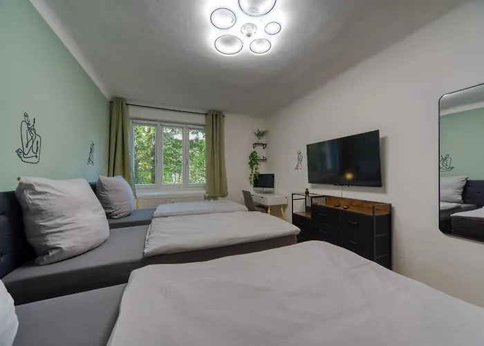 Lejlighed Dresdenstay Modern 3 Schlafzimmer Balkon Kamin Ps4
