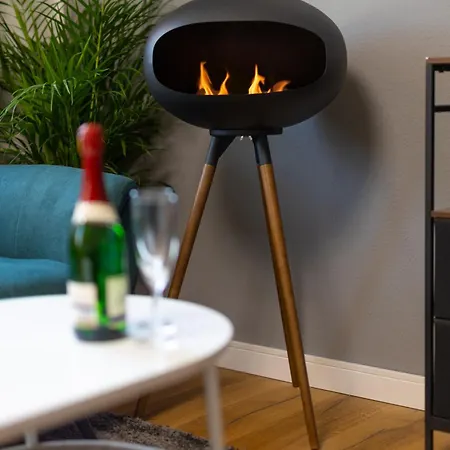 Dresdenstay Modern 3 Schlafzimmer Balkon Kamin Ps4 Apartament *